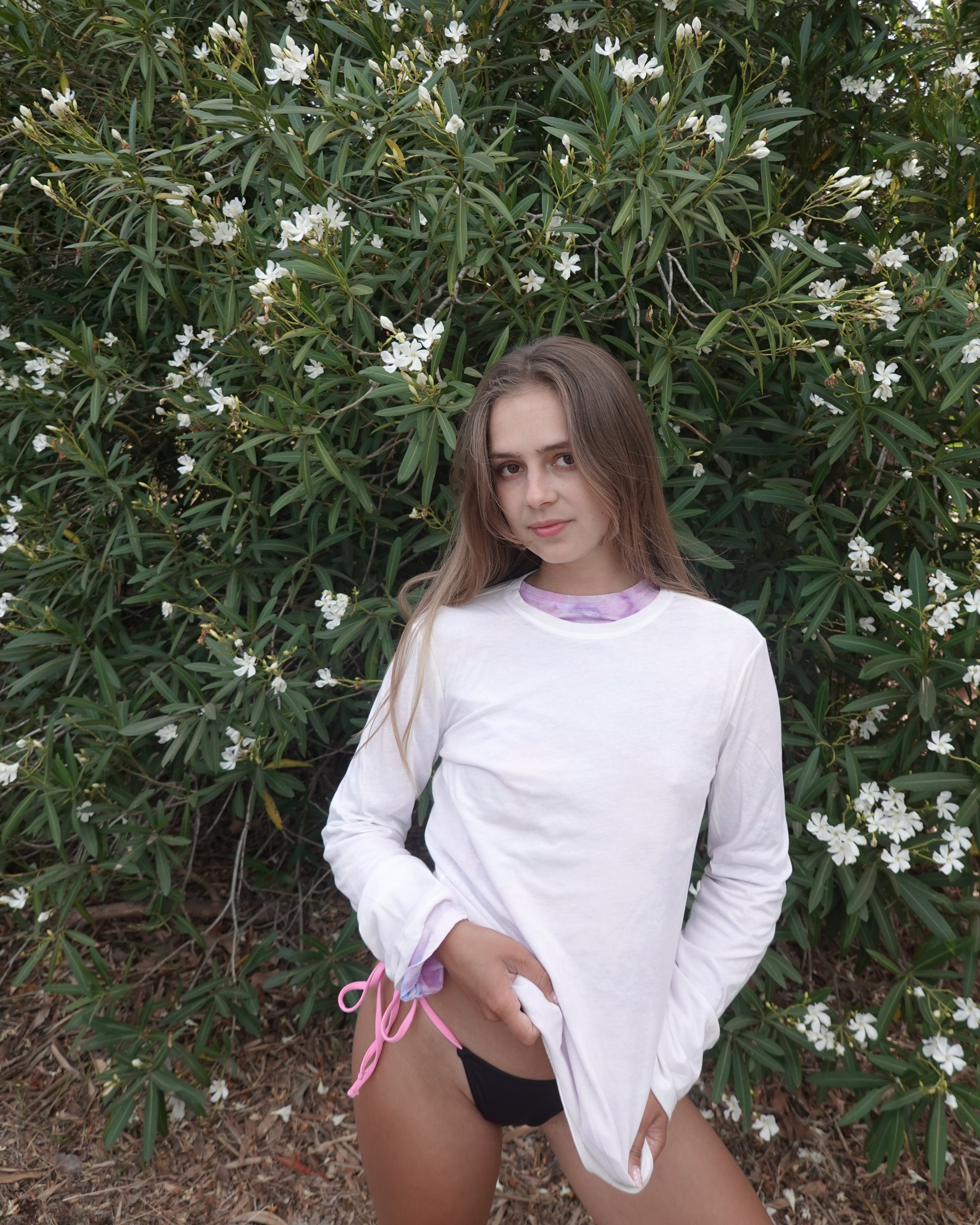Hand-dyed Ultra Soft 100% Cotton Long Sleeve Tee